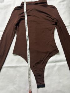 Brown Bodysuit Top