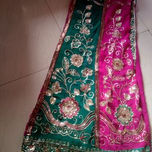 Beautiful Ghagra Saree 🎊❤️