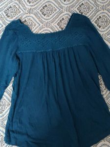 Teal Long Sleeve Top