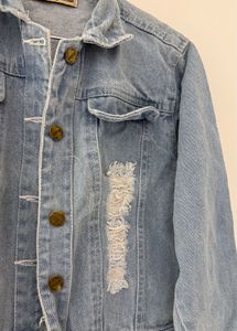 Distressed Denim Jacket