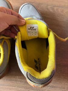 Nivia Grey Non Marking Sport Shoes