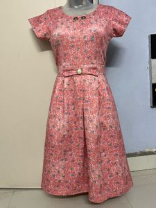 Pintrest Floral Print Fit & Flare Dress