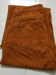 Wide Legged Brown Pants