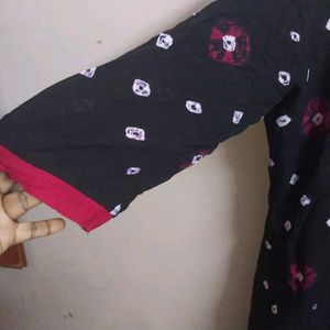 Authenticm Bandhej kurti