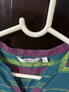 Striped Cotton Tunic Kurta Set