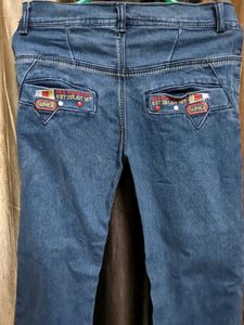 Blue Mid Rise Jeans For Boys