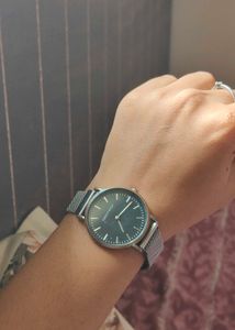Joker And Witch Magnetic Silver Watch