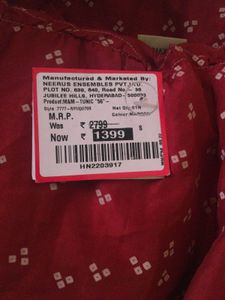 NEERU’S Maroon Long Frock