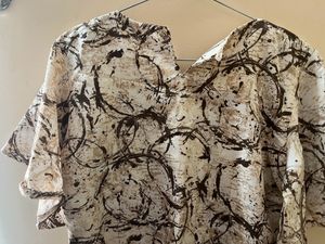 Abstract Print Blouse