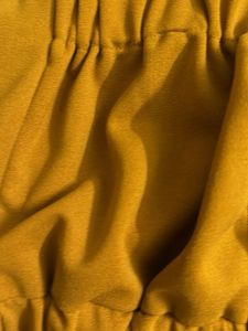 Mustard Party Crop Top