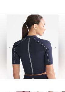 SUPERDRYHigh-Neck Running Crop Top