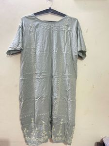 Grey Printed Kurti