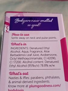Plum BodyLovin&#39; Body Mist