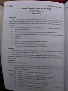 Self English Learning Book ICSE/ISC