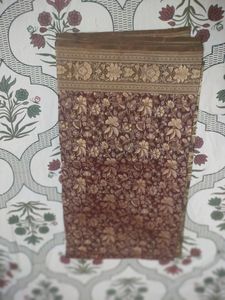 Wine Colour Saree