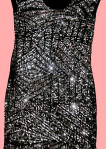 ✨Sparkling Partywear Black Sequence Dress🌸💕