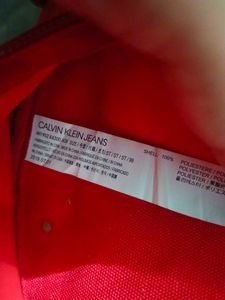 Orginal Calvin Klein Jeans Red Belt Bag
