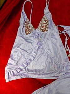 4 Piece Nighty Set