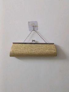 Elegant Gold Evening Clutch