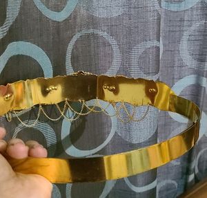 Beautiful Gold Plated Ethnic Hip Belt