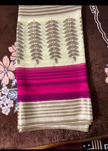 2 Saree combo Pink And Red