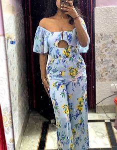 Floral Print Jumpsuit