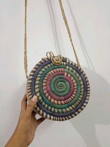 African Raffia Bag