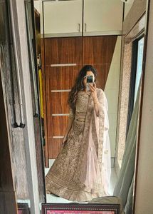 Elegant Embroidered Lehenga Skirt