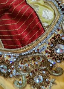 anarkali, bust size 34-36,heavy embroidery