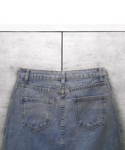 Denim Skirt (Below Knee Length)
