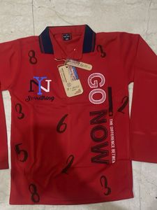 Kid Joy Red Graphic Print Shirt