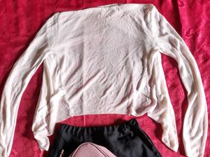 A Beautiful White Cardigan