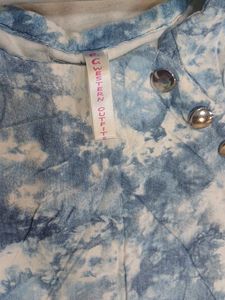 Tie Dye Ruffle Tank Top