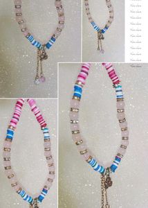 Boho Rose Quartz Beaded Phone Charm