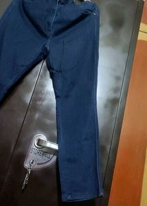 Blue Denim Jeans For Girl Or Woman 38 Waist