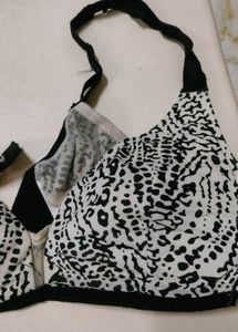 Patterned Bra