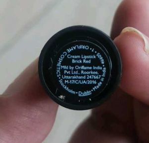 Brick Red Cream Lipstick