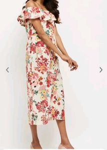 Max Women Off-white Printed Dress