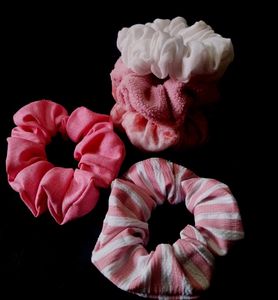 Pink Scrunchie Set