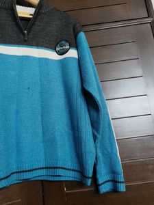 Pierre Carlo Men Cool Striped Zipper Sweater