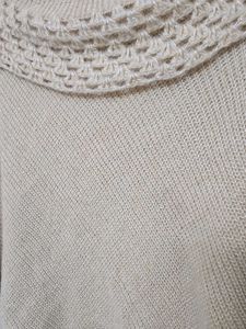 Cozy Knit Poncho with Button Detail