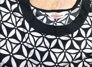 B/W Printed Kurti