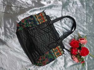 Desigual Women's Quilted Patchwork Tote Bag