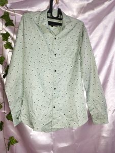 Green Floral Print Shirt