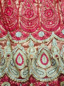 Red &amp; Gold Lehenga Choli
