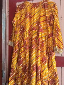 cotton tunic yellow, orange