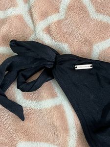 victoria’s secret swim bottoms w side tie up rings