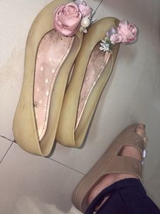 Floral Applique Ballerinas