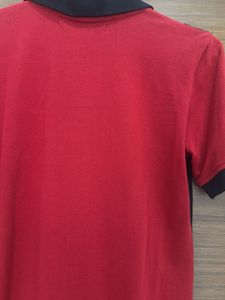 Red &amp; Black Polo Dress