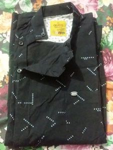 Black Cotton Shirt